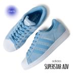 ショッピングスーパースター adidas アディダス スーパースター スニーカー SUPERSTAR ADV LIGHT BLUE/WHITE ( ライトブルー ブルー 水色 ホワイト 白 メンズ JQ1102 )