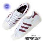 ショッピングスーパースター adidas アディダス スーパースター スニーカー SUPERSTAR 80 ADV WHITE/SHADOW RED ( ホワイト 白 レッド 赤 メンズ JP8529 )