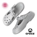 crocs クロックス メリー ジェーン サンダル クラシック クロッグ classic merryJane SILVER ( シルバー 銀 レディース ウィメンズ 国内正規品 210737-040 )
