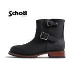 ショッピングschott Schott ショット エンジニア ブーツ チャージャー Charger Boots BLACK ( ブラック 黒 レザーシューズ 本革 メンズ ブーツ S25503BLK )