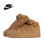 ショッピングエアフォース1 NIKE ナイキ エア フォース 1 ミッド スニーカー AIR FORCE 1 MID '07 PRM QS FLAX フラックス ベージュ ウィート メンズ レディース 715889-200