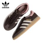 adidas アディダス HANDBALL SPEZIAL W ハンドボール スペツィアル スニーカー DARK BROWN ( ブラウン 茶色 レザー ピンク レディース JR0852 )