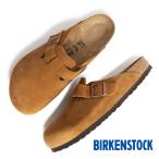 BIRKENSTOCK ビルケンシュトック ボストン ミュール サンダル レギュラーフィット BOSTON MINK ( ブラウン 茶色 スエード メンズ レザーサンダル 1027110 )