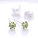 ピアス 3mmペリドット<br>スタッド<br><br> レディース 女性用 ジュエリー