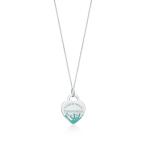 ティファニー TIFFANY ネックレス スターリング シルバー ティファニーブルー エナメル ハート チェーン61cm