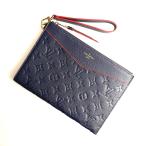 ルイヴィトン LOUIS VUITTON バッグ バック クラッチバッグ マリーヌルージュ ネイビー ブルー ゴールド モノグラム アンプラント レザー