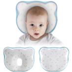 EFIT ベビー枕 赤ちゃん枕 赤ちゃん 吐き戻し防止 洗える 新生児 絶壁防止 寝ハゲ対策 カバー付き 頭の形が良くなる 低反発ピロー 綿100%
