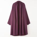 竹布-TAKEFU- 癒布（ゆふ）2WAYカーディガン 野葡萄/M-L