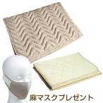 アルファウェーブ 麻パッド＋パイルケットセット ＋麻マスクプレゼント 7月末まで