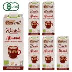 EcoMil（エコミル） オーガニック　バリスタ アーモンドミルク 1000ml×6本 バリスタ向け、泡立ち可能なシリーズ