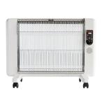 ショッピングパネルヒーター 遠赤外線セラミックパネルヒーター サンラメラ with フラワーオブライフ 600W／ミルキーホワイト（0621型）【プレマオリジナル＋豪華特典付（ポカぽん）】