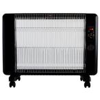 ショッピングパネルヒーター 遠赤外線セラミックパネルヒーター サンラメラ with フラワーオブライフ 600W／ブラック（0626型）【プレマオリジナル＋豪華特典付（ポカぽん）】