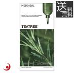 MEDIHEAL ティーツリー エッセンシャルマスク カーミングモイスチャー (4枚入) 1箱 美容マスク スキンケア 乾燥 パック シートマスク 敏感肌 ニキビ肌