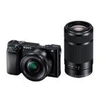 中古 １年保証 美品 SONY α6000 ダブル