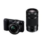 中古 1年保証 美品 SONY α5100 ダブルズームレンズキット ブラック [ILCE-5100Y]
