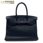 エルメス バーキン 30 ノワール トゴ シルバー金具 □N刻印