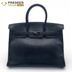 エルメス バーキン35 ノワール アルデンヌ シルバー金具 □H刻印