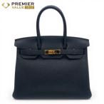 エルメス バーキン 30 ノワール トゴ ゴールド金具 U刻印