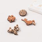 ブローチ 大人 おしゃれ 花 カジュアル 動物 猫 木製 アクセサリー アクセサリーピン ピンブローチ レディース 小さめ キッズ 子ども 木ch コッチ Cotch Ac022