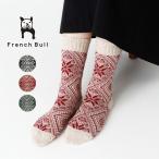 フレンチブル 靴下 ソックス レディース 秋冬 秋 冬 ブランド 日本製 国産 暖かい おしゃれ 厚手 ヒンメリ柄 ノルディック柄 ウール 綿 ヒンメリソックス ギフト