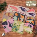 ハンカチ ポーチ セット セット商品 ハンカチ＆ポーチ レディース morita MiW / 森田MiW × 楠橋紋織 コラボ ブランド ガーゼハンカチ ガーゼ生地 綿 100％ 花