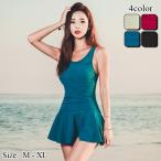 水着 ワンピース レディース エレガンス しっとりパッド デコルテ マシュマロフィール メッシュ 繊細 ドレープ  シアー グラシア