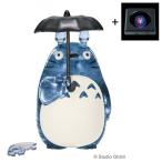 クリスタルパズル「となりのトトロ・グレー（42ピース）」ディスプレイライトセット  (立体パズル 透明パズル インテリア　透明ピース LED-004 ライトアップ)