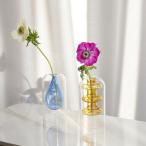 ショッピング花瓶 透明感が美しい「カラーガラスのフラワーベース」  (インテリア花瓶 一輪挿し ガラス製花瓶 カラーガラス フラワーベース花瓶ギフト)