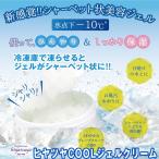 ヒヤツヤCOOLジェルクリーム「3個セット」 (美容ジェル,冷感保湿シャーベットジェル,肌,スキンケア,クールダウン,常温,冷蔵,冷凍,疲労)