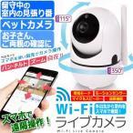 スマホで外出先から室内を確認！Wi-Fiライブカメラ (防犯 監視 セキュリティー 介護 ベビー ペットモニター ペットカメラ 遠隔操作 留守 見張り番 映像 録画)