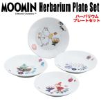 ムーミンハーバリウムプレートセット(MOOMIN ムーミン食器 中皿4枚セット ムーミン公式グッズ お皿セット 磁器製 テーブルウェア)