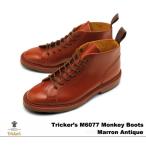 トリッカーズ モンキーブーツ マロンアンティーク メンズ ブーツ ダイナイトソール Tricker's M6077 Monkey Boots Marron Antique