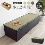 畳付き収納スツール ハイタイプ 高さ45cm 幅120cm 長方形 小上がり畳 天然い草 収納スペース 単品 RUD-1159