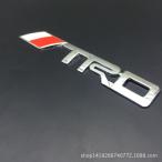 TRD メッキ エンブレム 9.5cm×1.8cm ヴェルファイア アルファード 86 ハリアー ランクル プリウス アクア カローラ クラウン