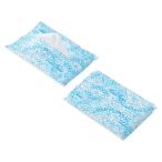 ポケットティッシュ8w花柄(1P) 青 (m-4)