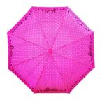 バービー 折り畳み傘 ドット 10634k 『Barbie キャラクター 女の子 アンブレラ インポート』  [宅配便配送のみ]