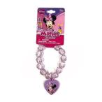  minnie бисер браслет лиловый MINNIE браслет бисер breath Disney Minnie Mouse Heart аксессуары Disney 13000