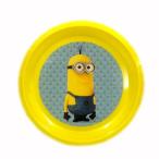 ミニオン プラスチックプレート 約21cm 13002 ミニオンズ MINION 怪盗グルーのミニオン危機一髪 皿 お皿 食器 キャラクター グッズ キッズプレート