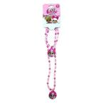 Yahoo! Yahoo!ショッピング(ヤフー ショッピング)L.O.L チャーム付き ネックレス ブレスレットセット （ピンク） 15432b ビーズ カラフル かわいい キッズ アクセサリー LOLサプライズ エルオーエル 輸入品