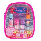 ペッパピッグ ミニリュック入り コスメセット 15726 ペッパ グッズ おもちゃ キッズコスメ ネイル マニキュア リップ ヘアゴム アクセサリー かわいい