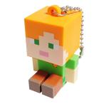 マインクラフト PVC マスコット キーホルダー ( アレックス ) 17027 マイクラ グッズ ゲーム キャラクター 立体 マスコット かわいい MCT-PM2-AL