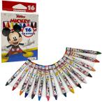  Mickey Mouse мелки 16 цвет ввод 17605.... канцелярские товары покрытие ..... герой disney Disney Mickey Mickey CRAYONS импортные товары импортированный автомобиль 