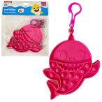 ベイビーシャーク プッシュ ポップ キーチェーン ( ピンク ) 17727b BABYSHARK キーチャーム おもしろ ママざめ さめ おもちゃ ピンキッツ Pinkfong 韓国