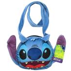 ショッピングスティッチ スティッチ ふわもこ ショルダー バッグ 18251 Disney stitch ポシェット もこもこ 起毛 男女兼用 キャラクター グッズ 雑貨 インポート 輸入品