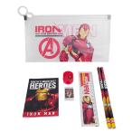  Ironman авторучка сумка канцелярские товары ввод 19921 пенал кисть коробка карандаш .... линейка ластик точилка блокнот для заметок канцелярские товары канцелярские принадлежности комплект ma- bell MARVEL