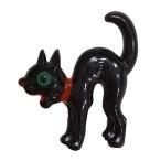 Yahoo! Yahoo!ショッピング(ヤフー ショッピング)ドイツ製 ブローチ （ 黒猫 ） pud704c WALTER&PREDIGER ピンブローチ ハンドペイント 猫 ねこ ネコ キャット cat アクセサリー グッズ 輸入雑貨 WUP4365