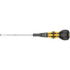 WERA ヴェラ ボールグリップマイナスドライバー 1834 1,0 x 6,0 x 150 mm Black/Yellow (型番:05343801001)