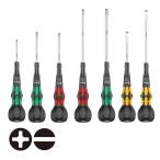 WERA ヴェラ 1850 ボールグリップドライバー&1834 ボールグリップドライバー 7本組 (型番_WE5000179)