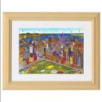 ニューヨーク デイタイム/ヨハン・ペラトーネル(ミニフレームアート)