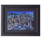 ニューヨーク ブルー/ヨハン・ペラトーネル(ミニフレームアート)